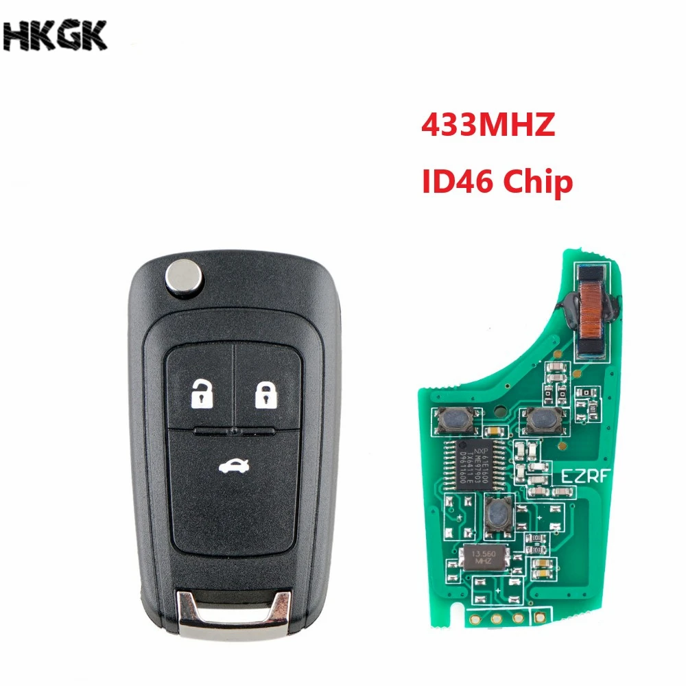 

Для Opel Astra J Corsa E Insignia Zafira C 2009-2016 433 МГц ID46