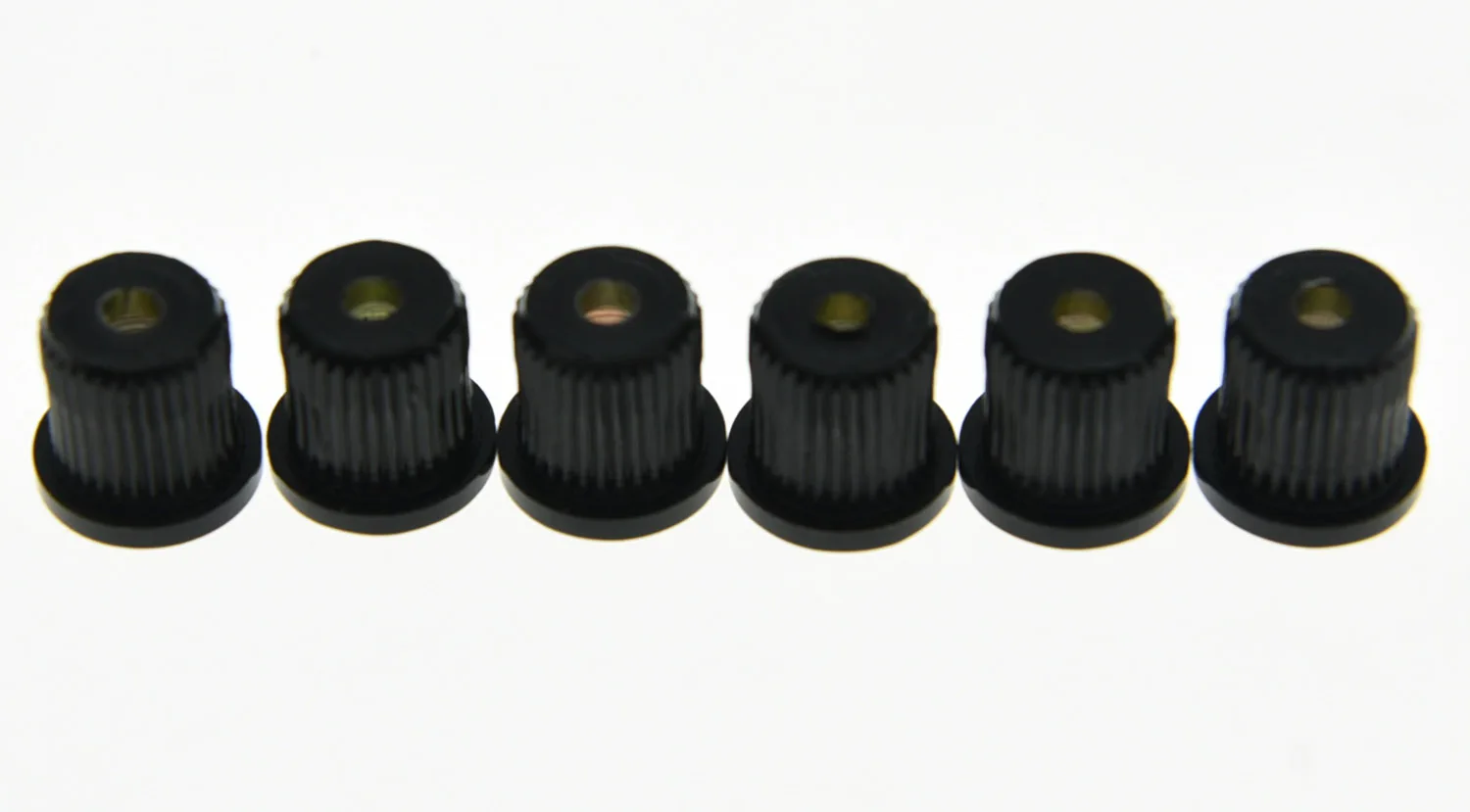 Set of 6 Black String Thru Body 5/16&quot Ferrules fits American TL | Спорт и развлечения