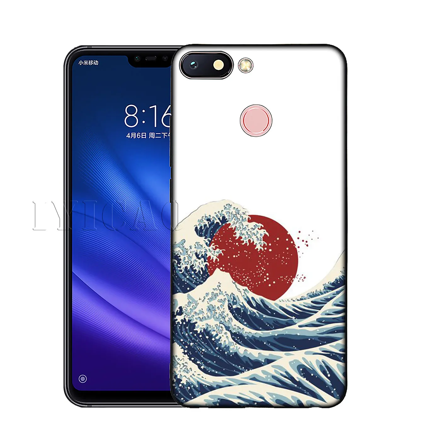 IYICAO The Great Wave Off Kanagawa Мягкий силиконовый чехол для телефона Xiaomi Mi 9 SE 9T CC9 CC9E 8 A3 Pro A1 A2