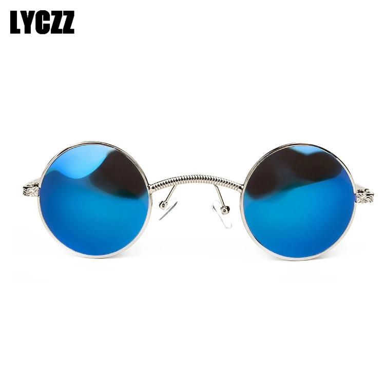 LYCZZ lentes de sol паровые панк женские солнцезащитные очкив ретро стиле металлические