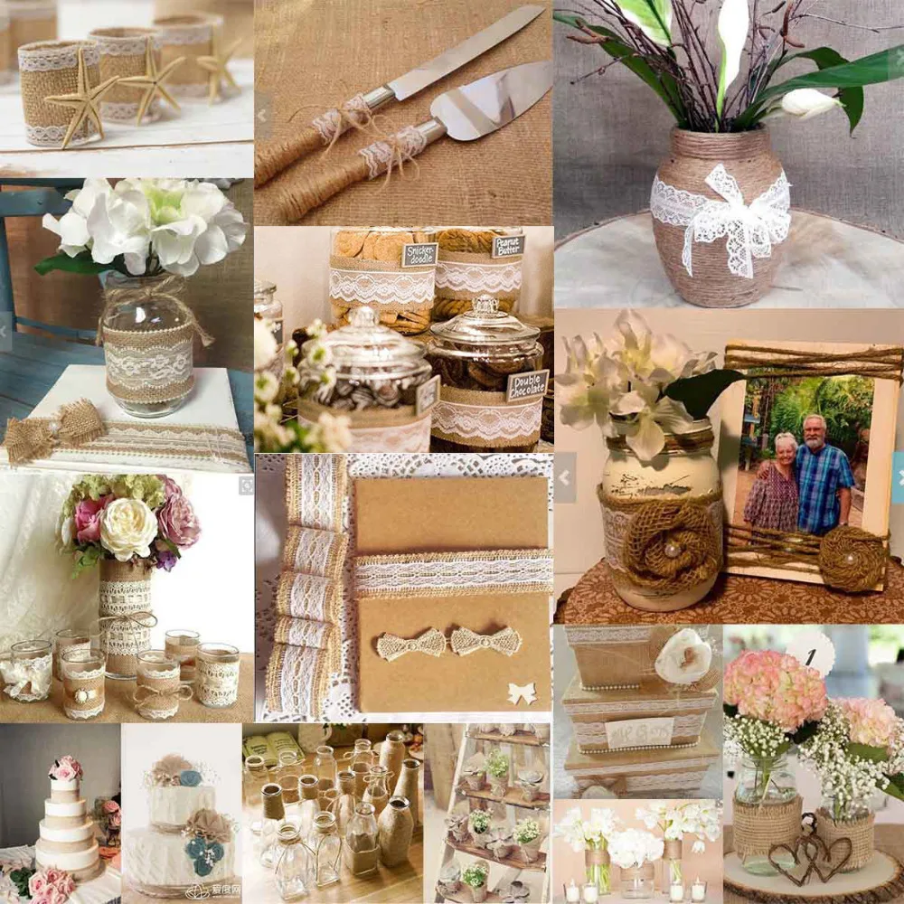 Джутовая лента в рулонах 2 метра 5 см|ribbon ribbon|ribbon 5cmribbon rustic |