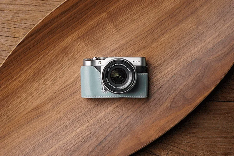 Mr. stone бренд чехол для камеры Fujifilm XA5 FUJI X-A5 натуральная кожа половина тела ручной работы Нижняя крышка