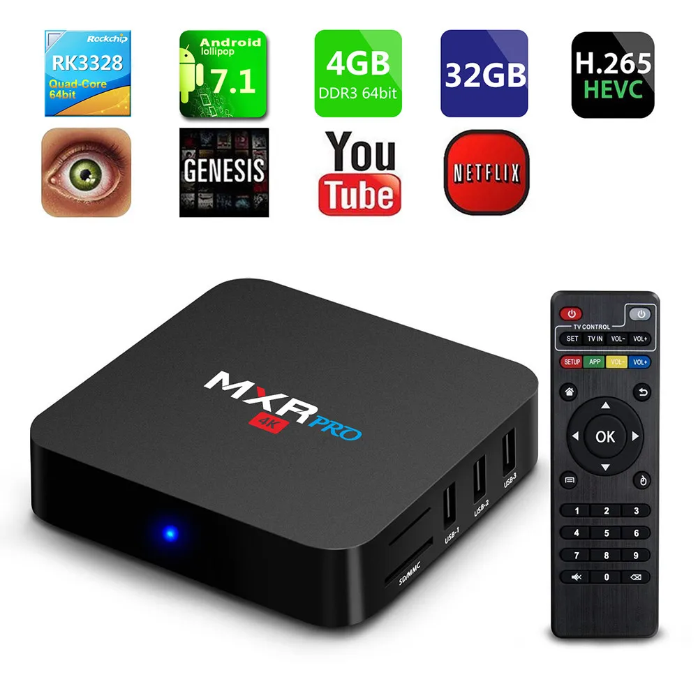 1 год IP tv входит в комплект MXR PRO RK3328 Android 7,1 Smart tv Box 4G 32G телеприставка Европа IP tv Испания ip tv Португалия Канада