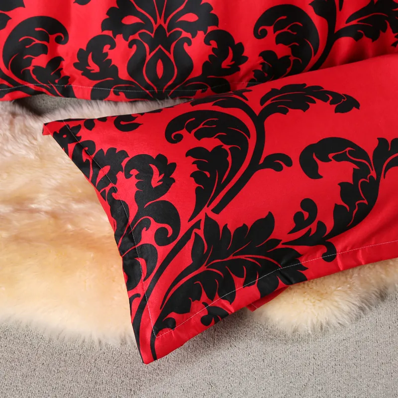 Пододеяльник Красного/черного/белого цвета постельное белье королевского