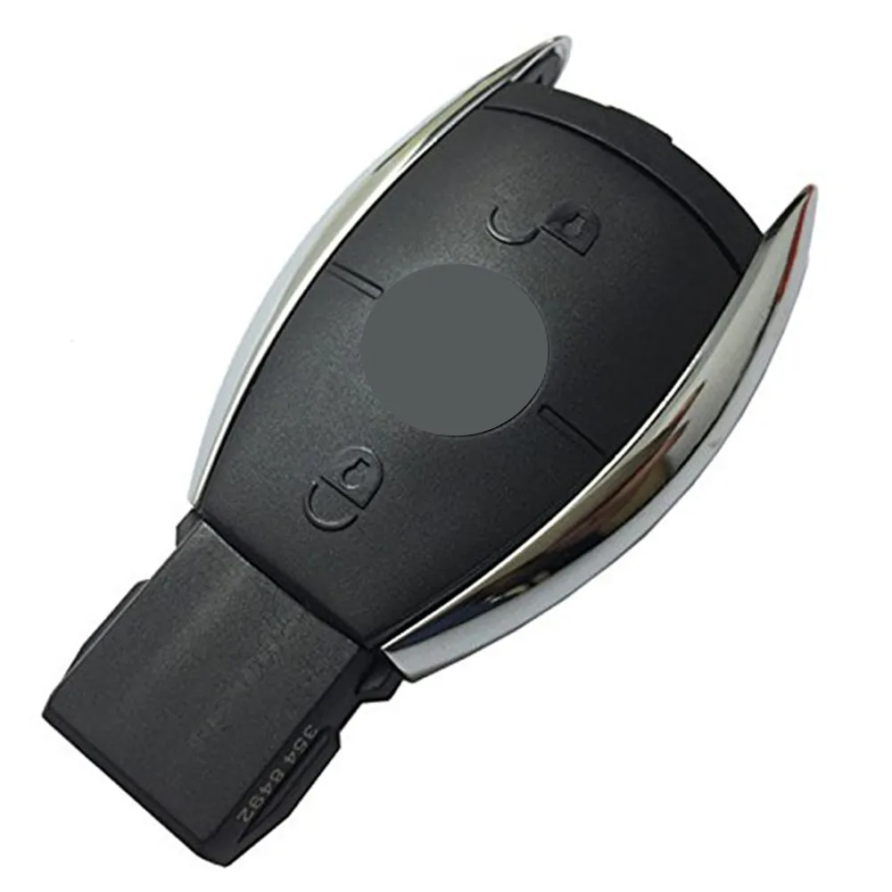 2 button Сменный Футляр для ключей для mercedes benz smart пульт дистанционного управления брелок крышка 2 3 4 Кнопка с логотипом - Количество кнопок: 2 button
