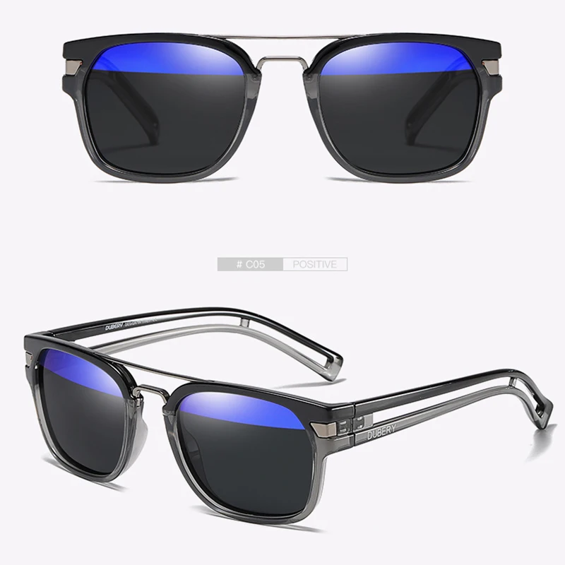Поляризованные солнцезащитные очки для мужчин зеркальные HD уличные UV400 в стиле