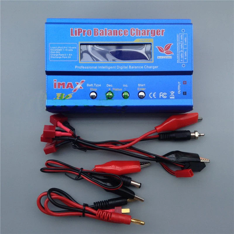 1 комплект зарядное устройство для балансировки B6 Lipo аккумуляторов