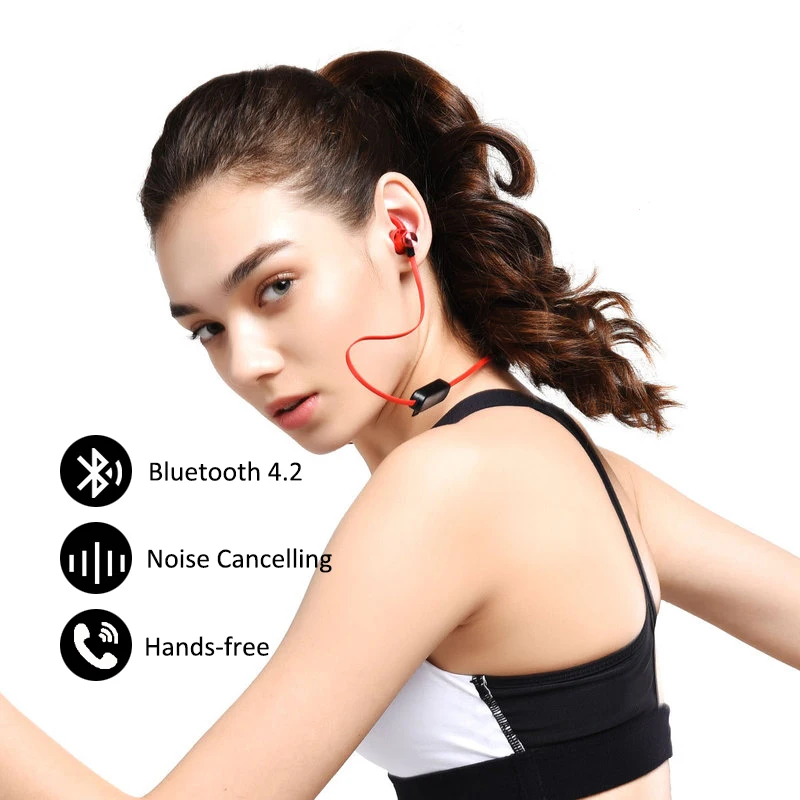 Arikasen bluetooth MP3 плеер с расширенной памятью спортивный беспроводной наушники Walkman