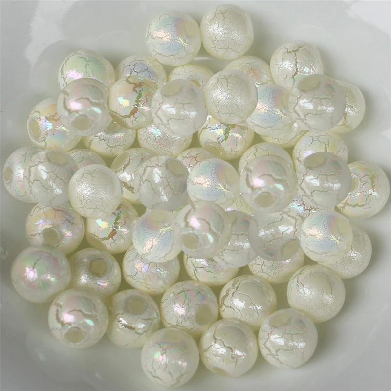 Оптовая продажа 10 мм Смешанные имитация жемчуга бусины акриловые Круглые