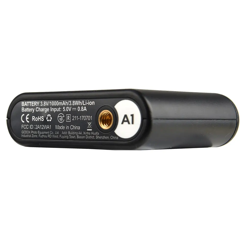 Вспышка Godox A1 со встроенной беспроводной системой 2 4G Bluetooth 4 0 и литиевой батареей