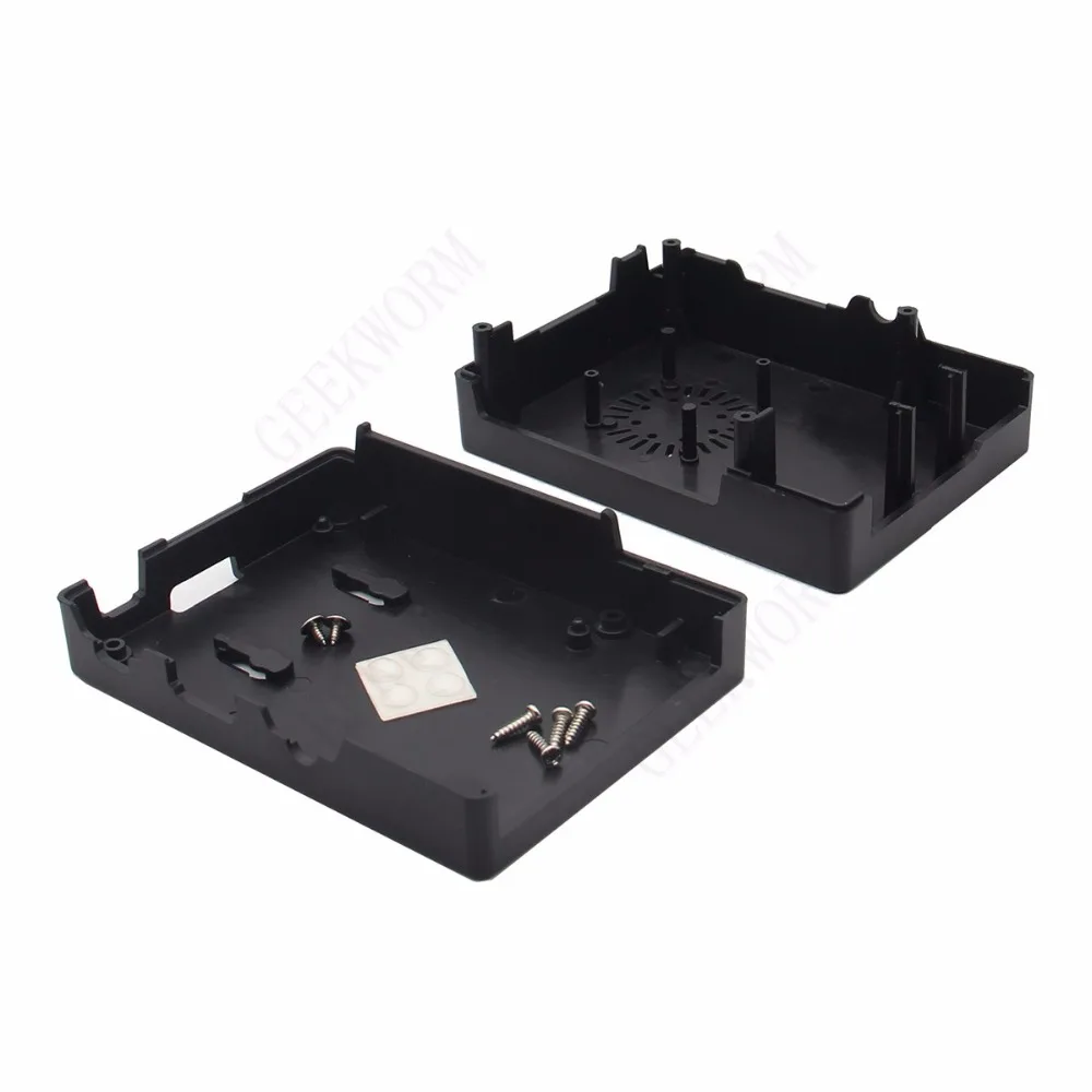 Matte ABS Case + Cooling Fan Heat Sink for Raspberry Pi 3 Model B / (Black) | Компьютеры и офис