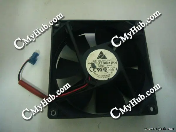 Для Delta Electronics AFB0912HH DC12V 0.40A 9025 90 мм 9 см 90x90x25 2Pin 2 провода Вентилятор охлаждения |