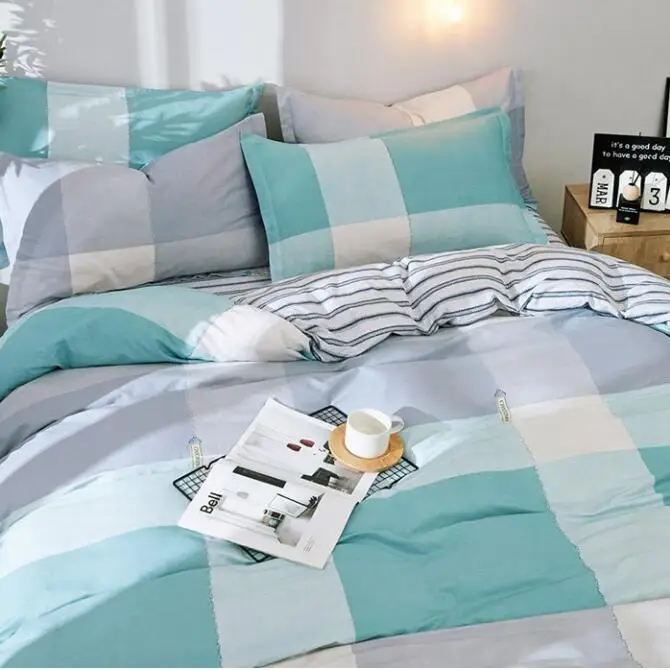 Home Textile Combed Cotton Four-piece Bed Sheet Quilt Cover | Дом и сад