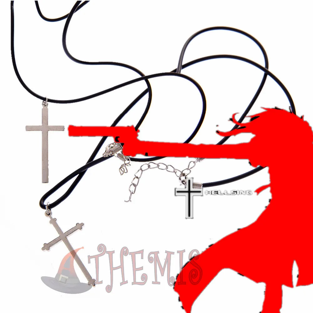 Модные украшения для косплея Athemis подвеска-крест 5 шт. Hellsing Digimation K.K. GENEON Alucard |