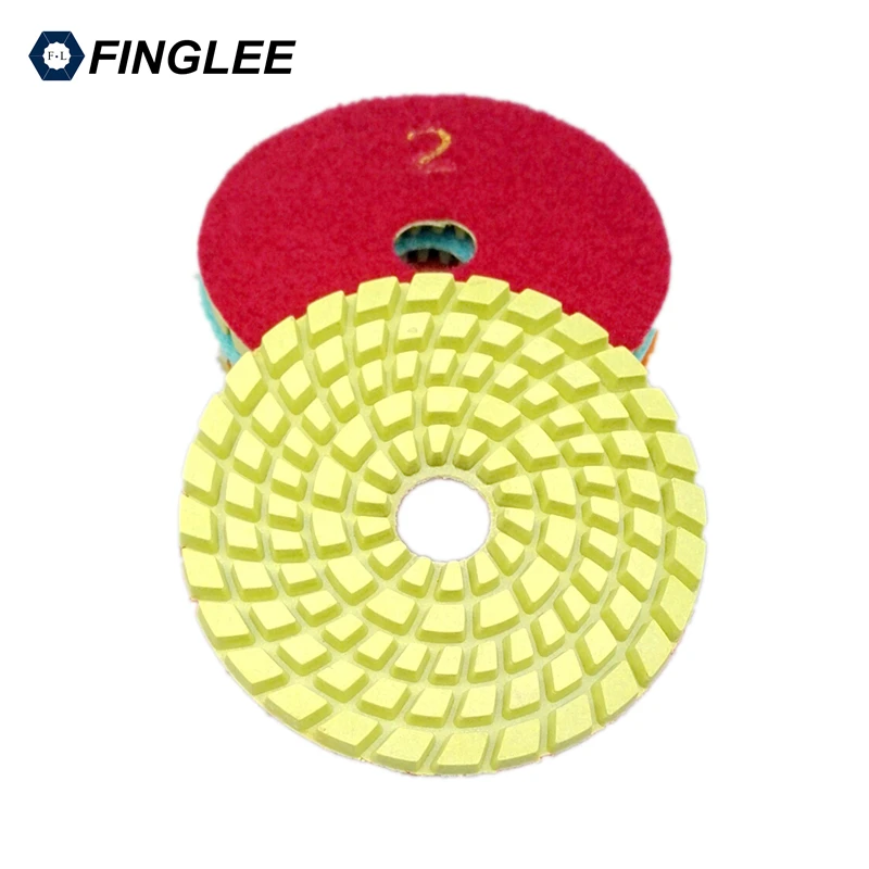 Алмазная полировальная накладка 3 шага 4 дюйма 100 мм|diamond polishing pads|polishing padfloor polish |