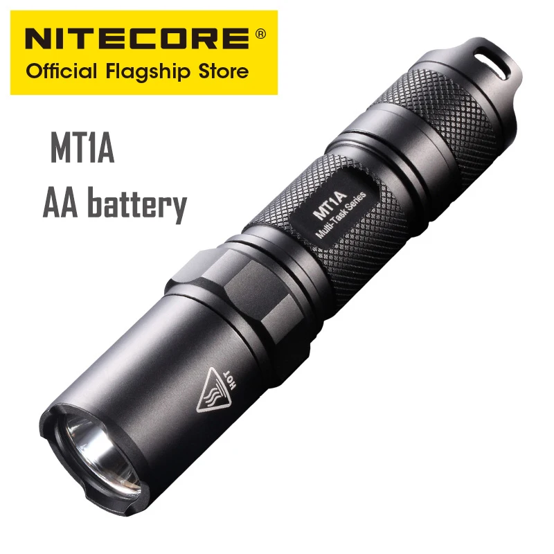 NITECORE MT1A компактный портативный открытый мини-фонарик из алюминия AA батареи фонарик