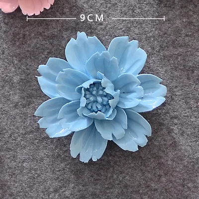Peony M Фарфор пион декоративные тарелки на стену керамический цветочный Декор для дома ремесел декоративные тарелки на стену висящий кулон, украшения для дома - Цвет: Peony M