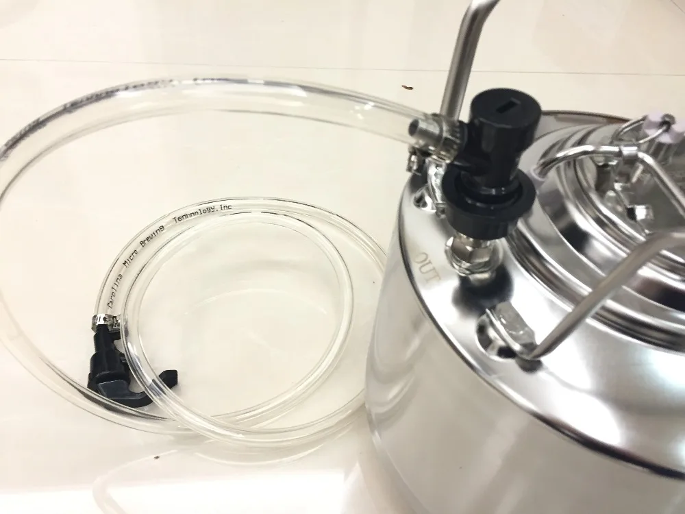 6L Cornelius стиль нержавеющая сталь пивной бочонок и кран трубки комплект Co2