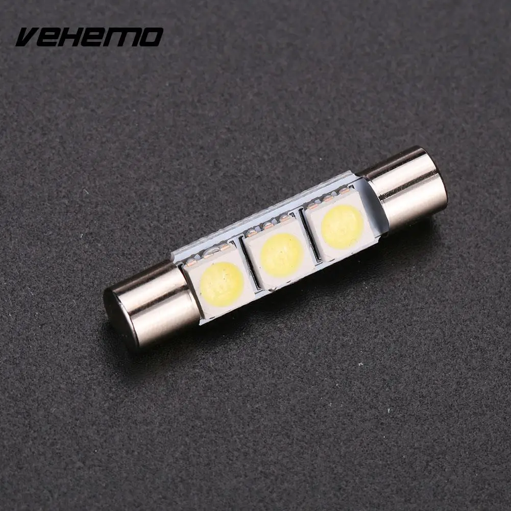 Vehemo LED Автомобильный сигнальный фонарь для чтения 31 мм 5050 3SMD Лампа DC 12V прочный |