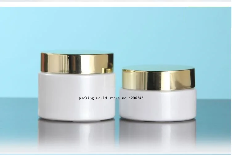 30 г синий/белый/матовый/зеленая стеклянная банка/бутылка блестящая золотая