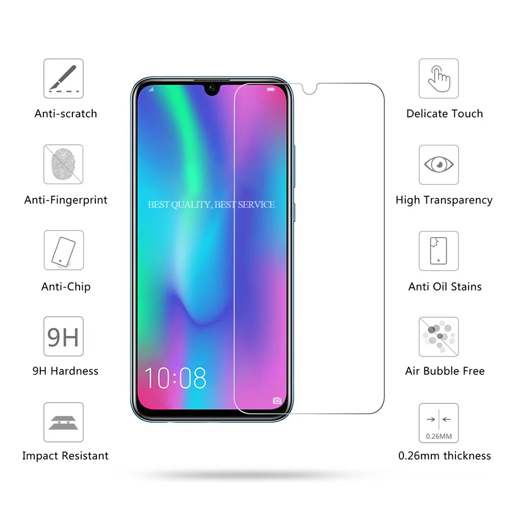 protective Tempered Glass For Huawei P Smart 2019 Plus Screen Protector 2.5D 9H Protection | Мобильные телефоны и