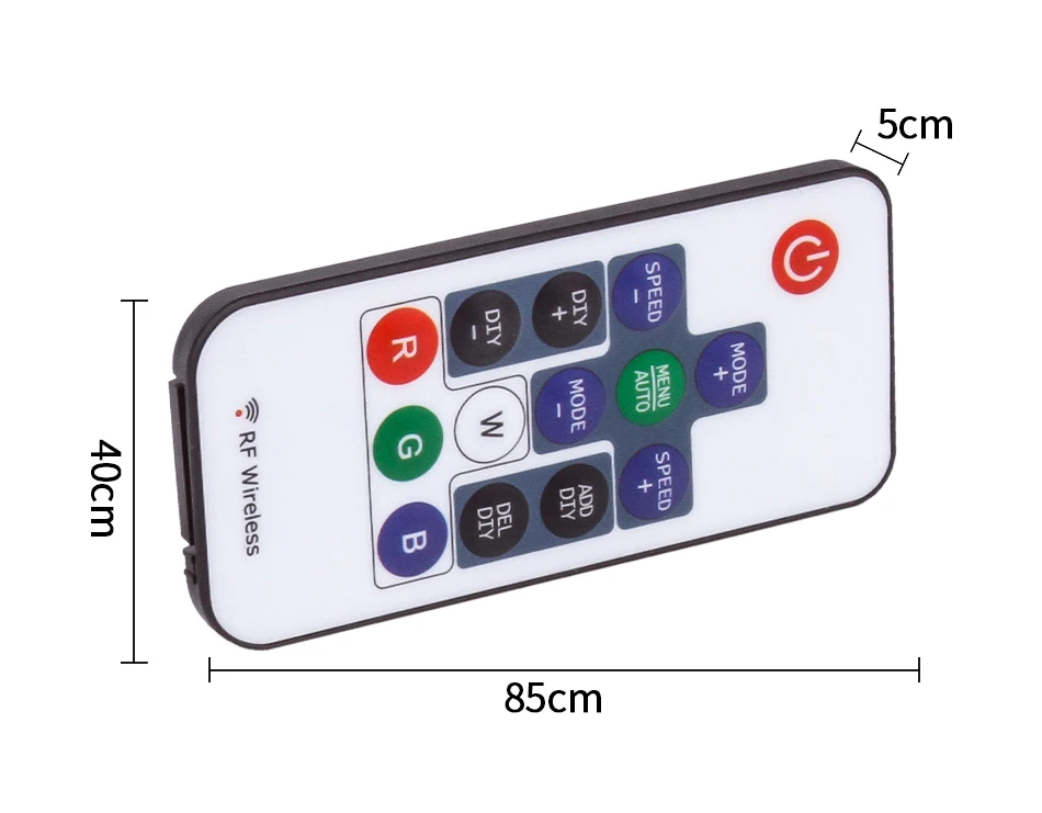 RGB беспроводной пульт дистанционного управления DC5V 24V 14 ключ мини RF светодиодный контроллер для WS2812B WS2811 Светодиодный светильник