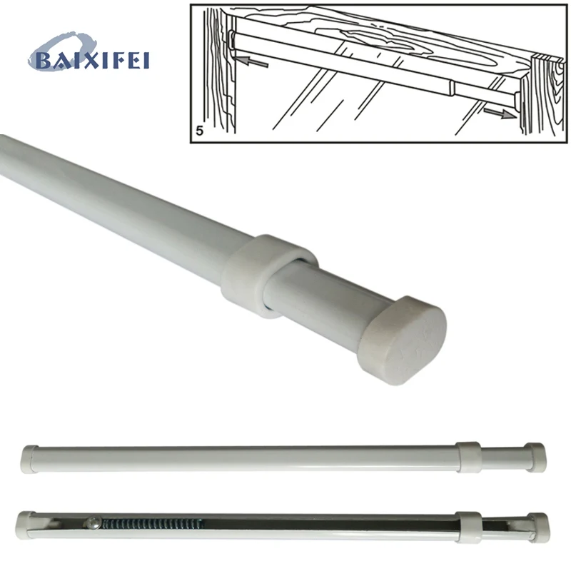 2 шт. Регулируемый пружинный удлинитель для штор|extendable curtain rod|extendable rodextend |