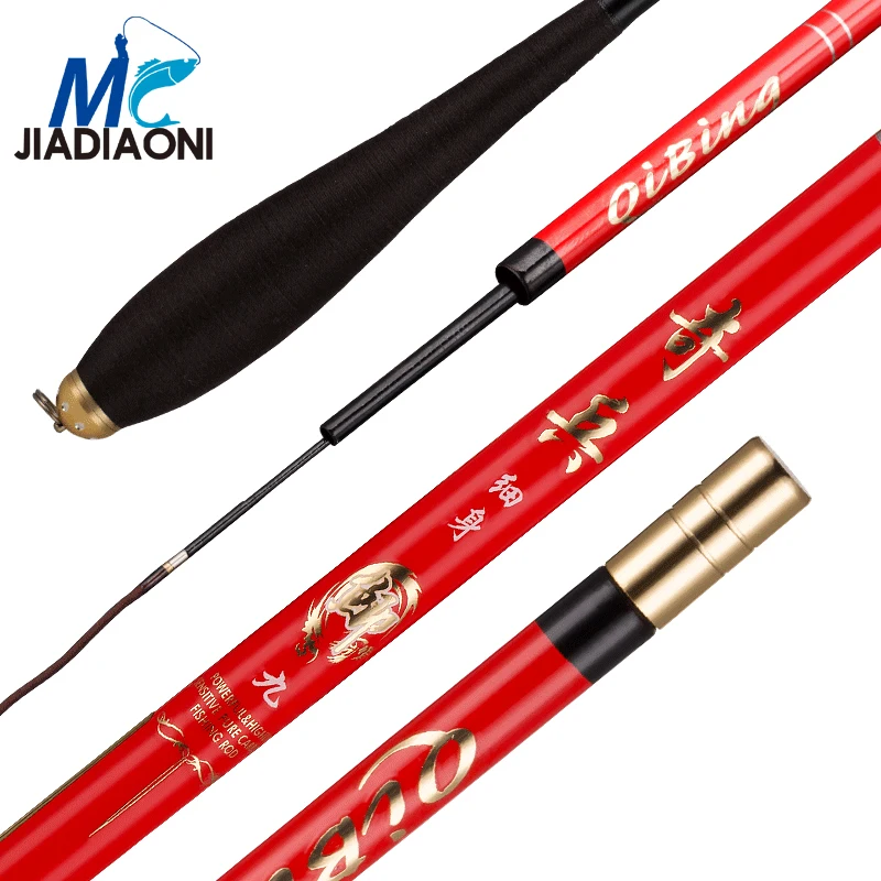 JIADIAONI Outdoor Taiwan Fishing Rod Carbon 37 Tune Super Light Portable Fish Pole 2.7m-5.4m Tackle JDN099 | Спорт и развлечения