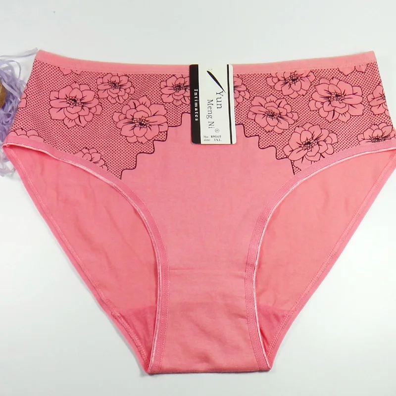 1 шт., XXL, XXXL, 4XL размера плюс, трусики, Мягкое хлопковое нижнее белье, трусы большого размера, милые, модные, эластичные, удобные, дышащие