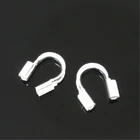 DoreenBeads 200 шт. Серебряный Цветной Медный провод защитные протекторы 5x5 мм Размер отверстия 1 мм фурнитура для ювелирных изделий DIY аксессуары оптом