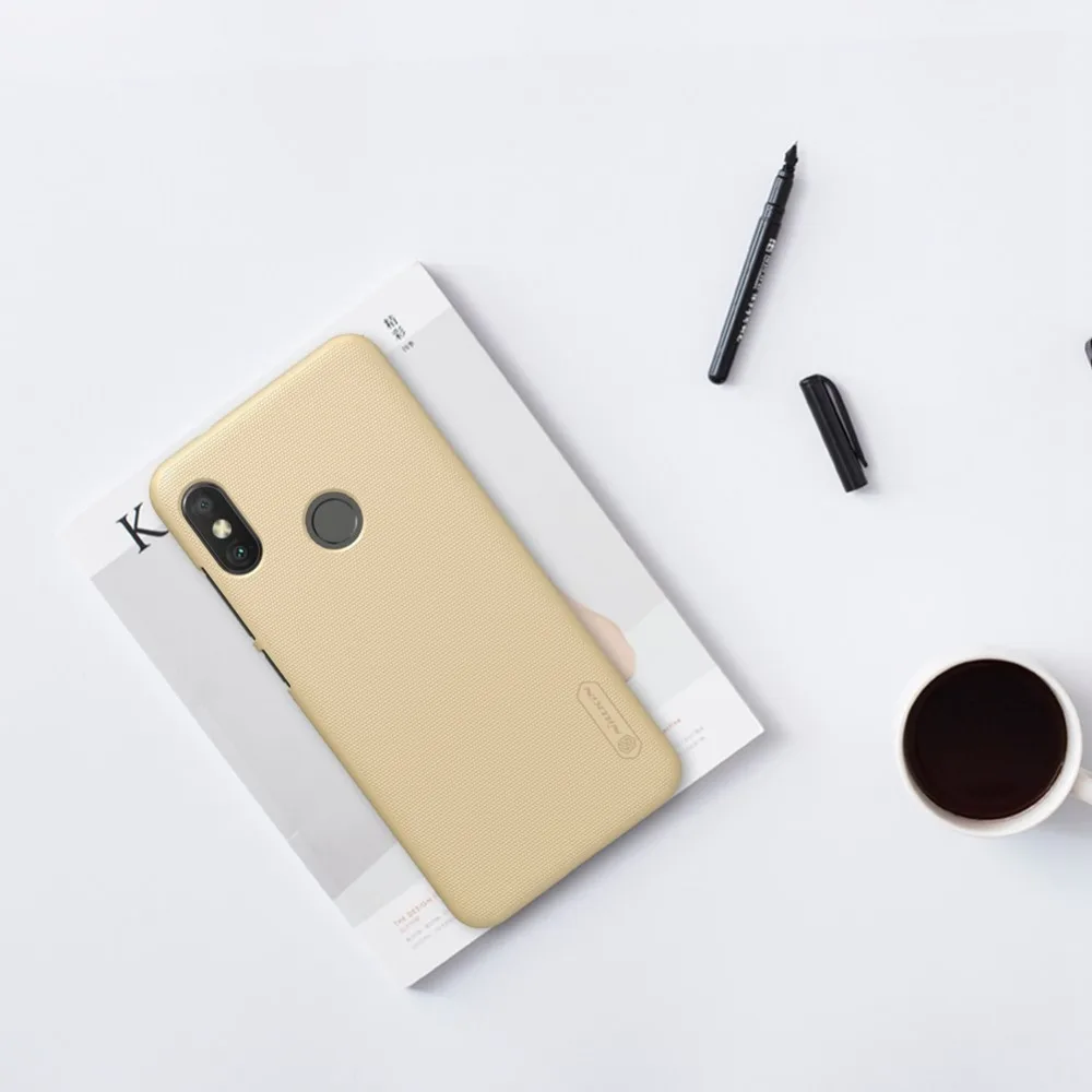 for Xiaomi Mi A2 Lite case hard cover Nillkin frosted coque etui hoesje on phone bags |