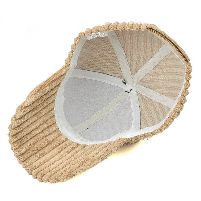 Бейсболка с помпоном из натуральной норки Вельветовая Кепка зимняя шапка для