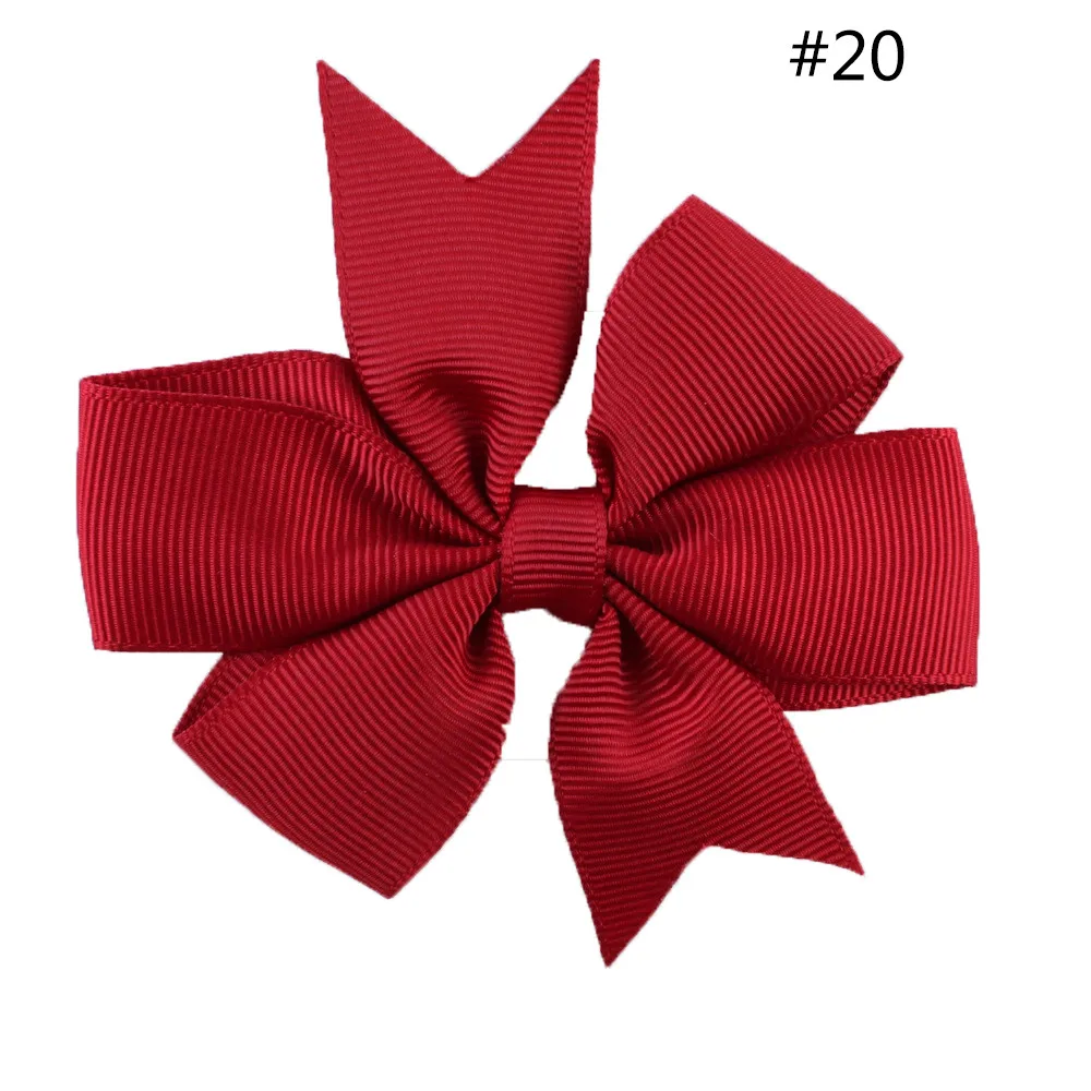 Новые 1 шт. разные цветные заколки из лент бутик с зажимом Заколки для волос