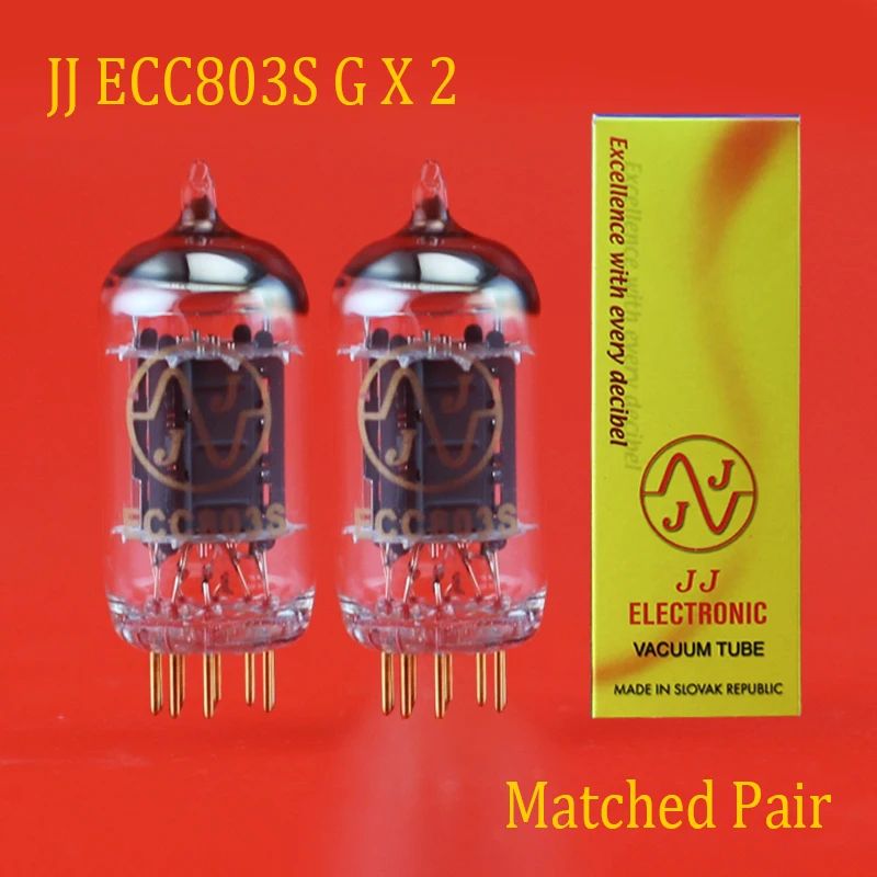 2 шт. золотые шпильки JJ Tesla ECC803S (12AX7 /ECC803)|12ax7|tesla |