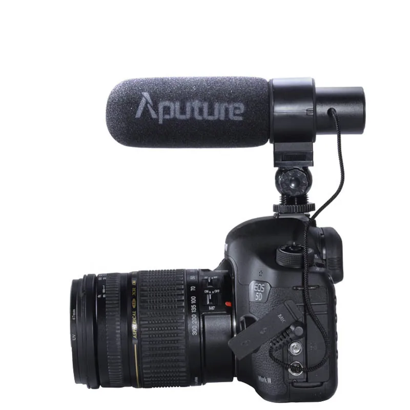 Aputure V MIC видео Камера микрофон профессиональный направленная конденсаторный для