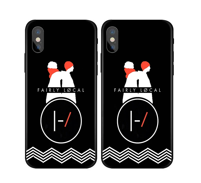 20153 Добро пожаловать в Тренч Twenty One Pilots черный мягкий силиконовый чехол для телефона iphone 6 6s 7 7plus 8 8plus XR XS XSMAX - Цвет: 20153