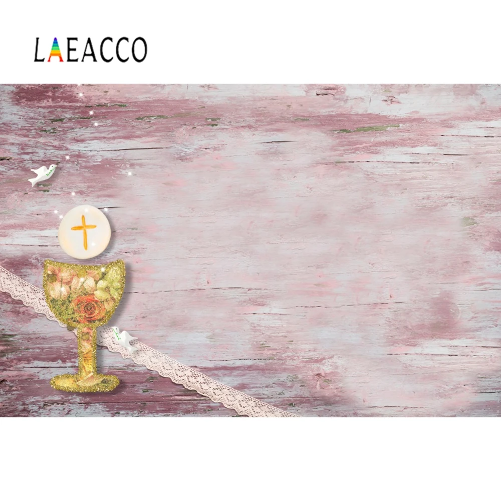 Laeacco фон для фотосъемки детей с изображением золотого Халса и Креста на первое