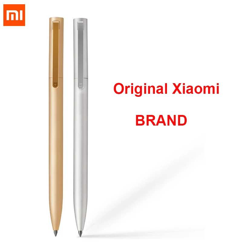 Оригинальная металлическая ручка Xiaomi mijia 0 5 мм для подписи OEM Сменные чернила
