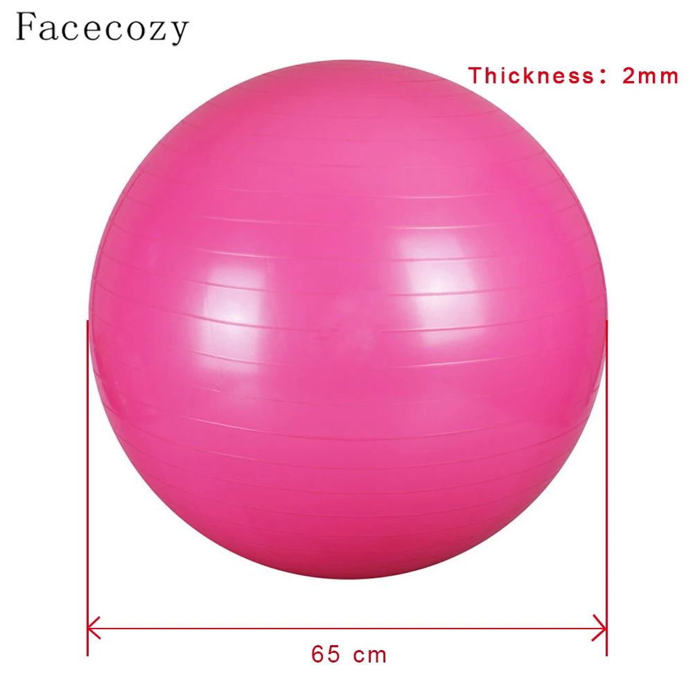 Профессиональные мячи для йоги Facecozy 65 см баланс Пилатес фитнеса упражнений