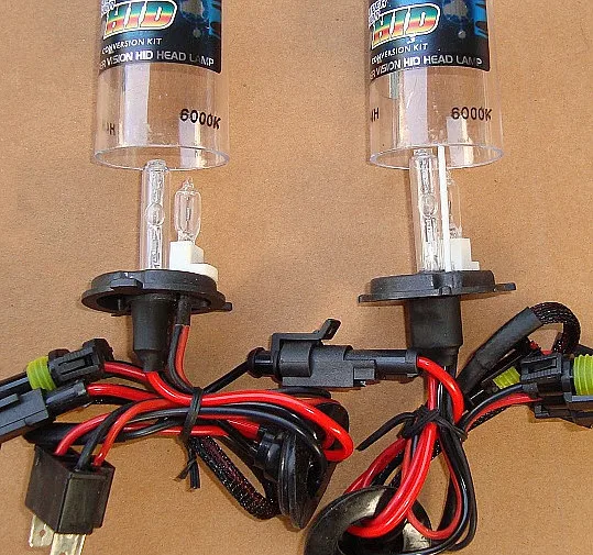 Акция 2x H4 2 ксеноновая лампа 6000K HID супер яркая 12 V/24 V 35W Автомобильная фара 2/L AC