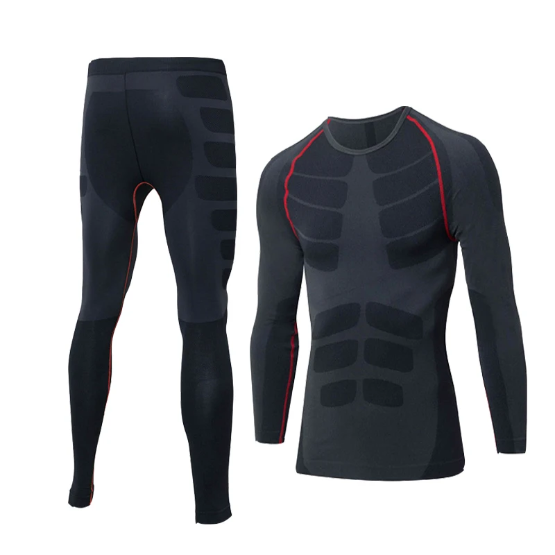 New Men's Thermal Underwear Sets Winter Quick Dry Anti-microbial Stretch Men Thermo Male Warm Long Johns | Мужская одежда