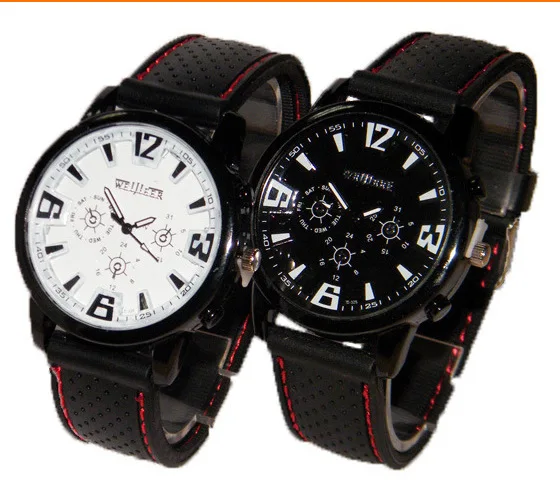 Новинка 2018 цифровые часы с большим циферблатом кожаный ремешок повседневные