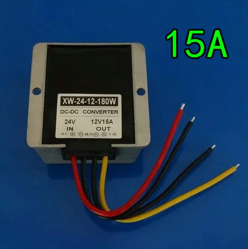 Водонепроницаемый DC понижающий преобразователь постоянного тока DC24V (15в 40в) вход