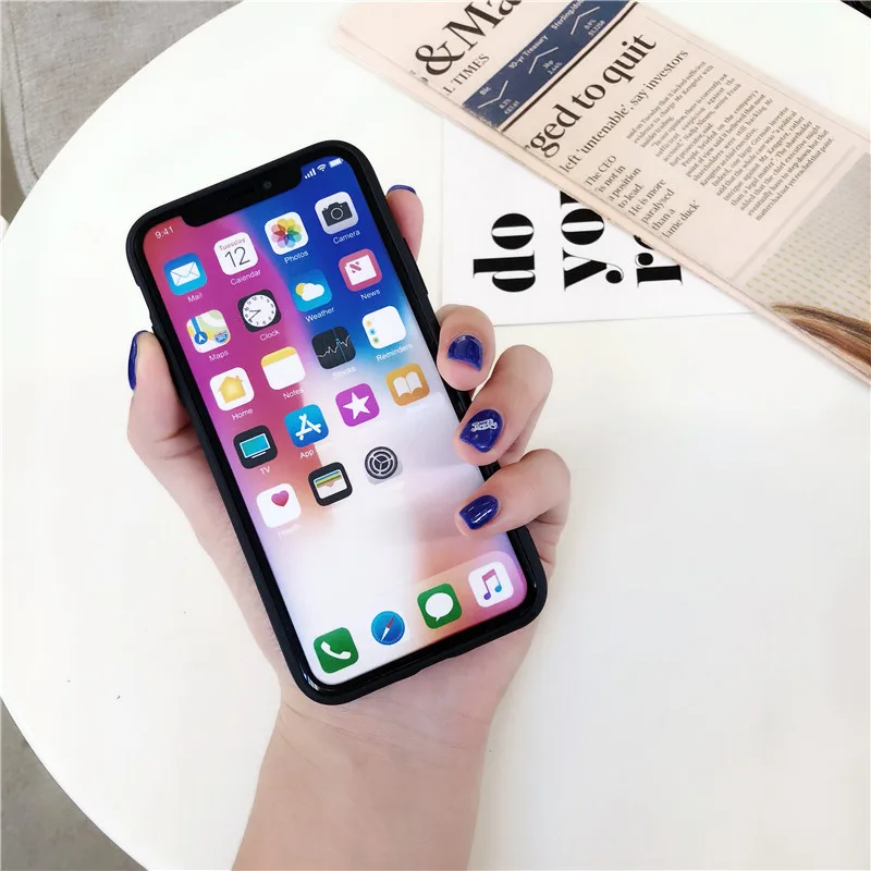 Забавная счастливая утка иллюстрация чехол для телефона iphone XS Max XR X 6 6s 7 8 plus чехол s Чехол для iphone 5 5S SE мультфильм мягкий Copa