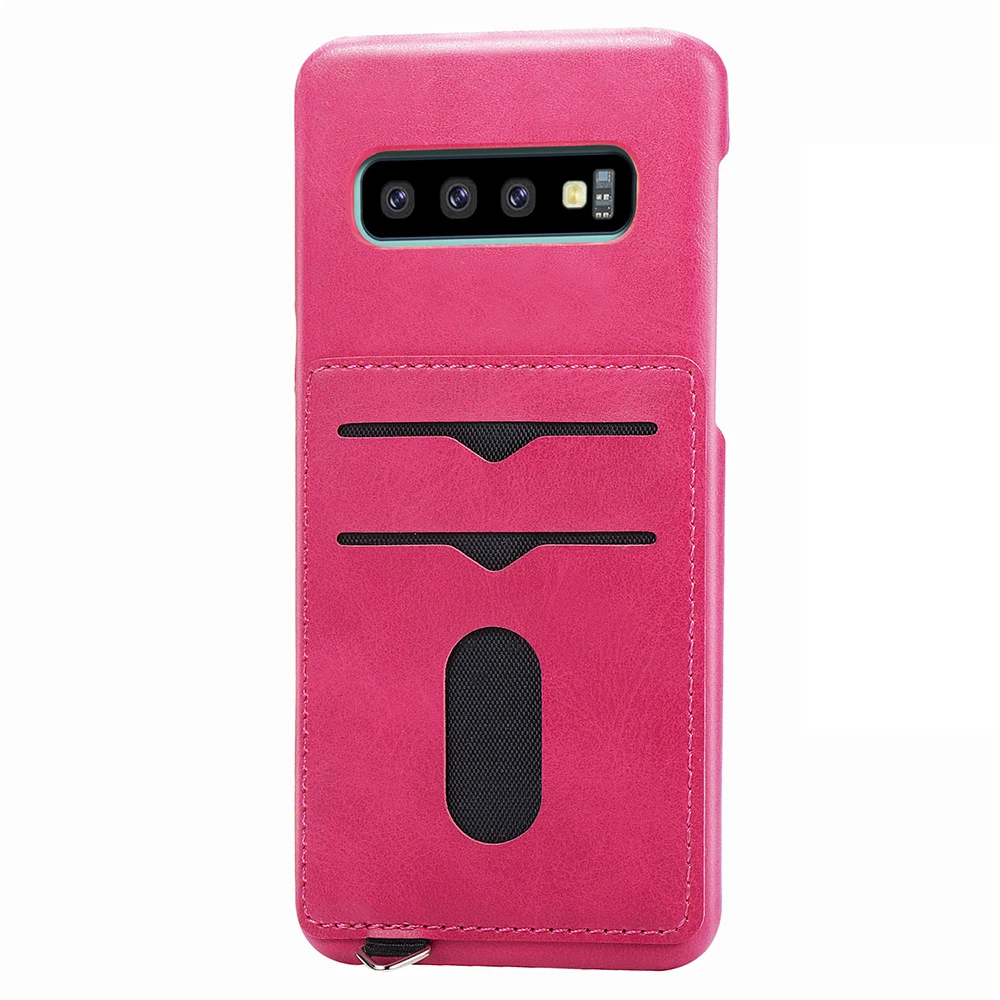 Мягкий силиконовый Искусственная кожа флип чехол для samsung S10E lite S10 плюс S9 S8 S7 plus note