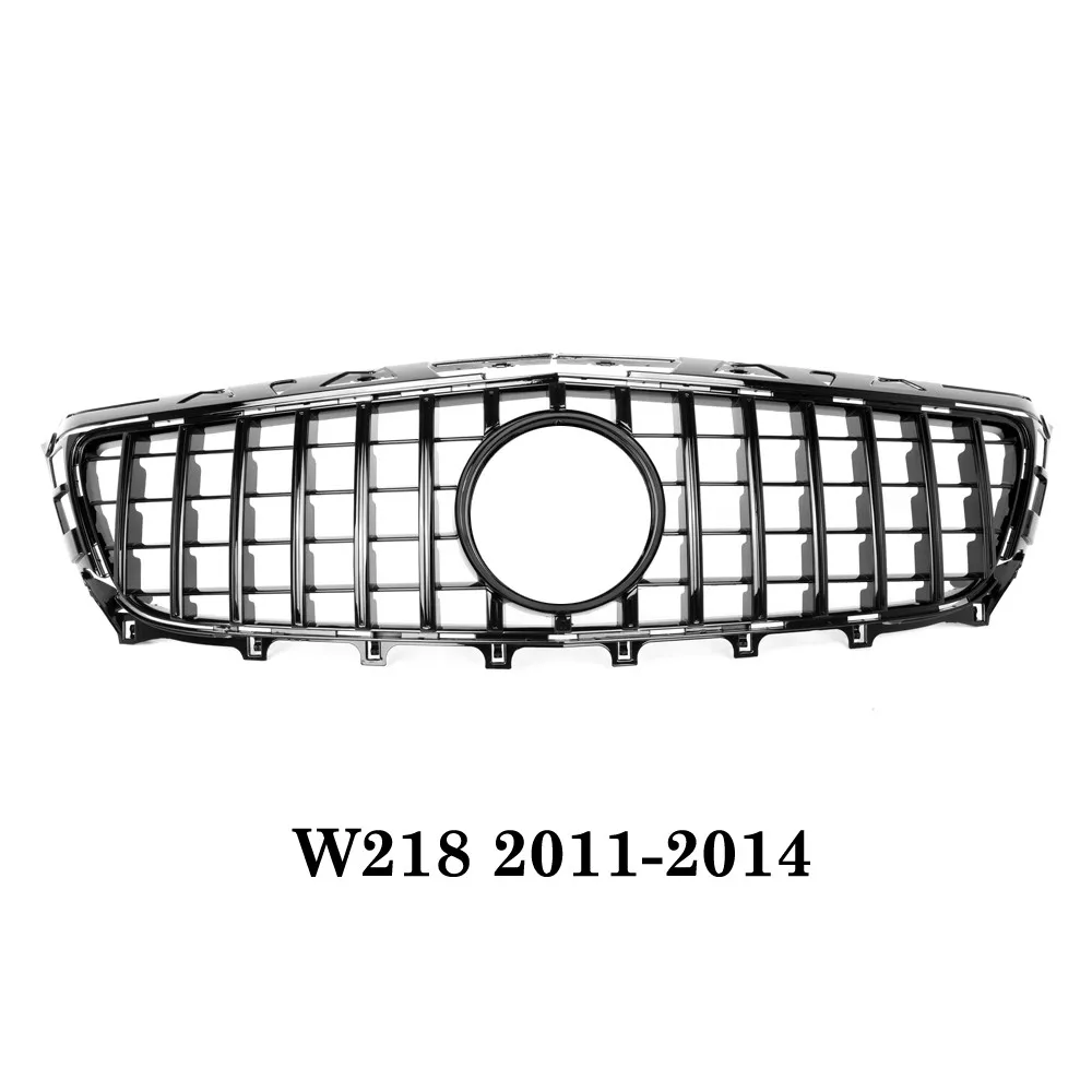 Новые гоночные грили для Mercedes CLS class W218 GT R GTR решетка CLS300 CLS350 CLS450 CLS500 2011 - Цвет: black 11-14