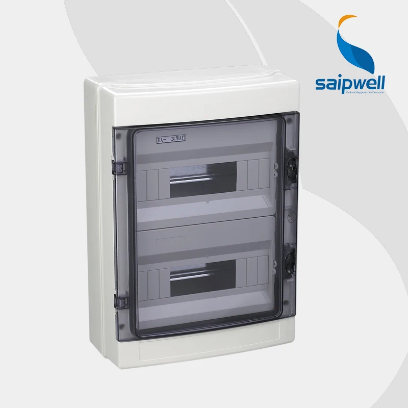 Saip Высокое качество IP65 24-way открытый электрическая распределительная коробка, ABS, Водонепроницаемый распределительная коробка SHA-24(420*295*130 м