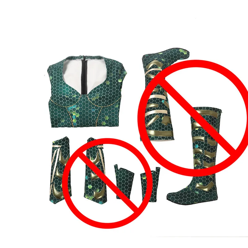 Only jumpsuits Aquaman Mera, карнавальный костюм, костюм на Хэллоуин для взрослых, косплей, Aquaman queen Mera, комбинезон, костюм на заказ - Цвет: Only jumpsuits