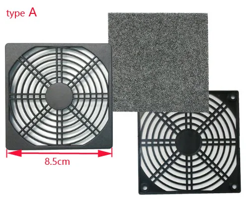 1pcs 125mm 85mm Fan Dust Filter Dustproof Screen PC Computer Case Mesh Sponge Black Washing | Компьютеры и офис