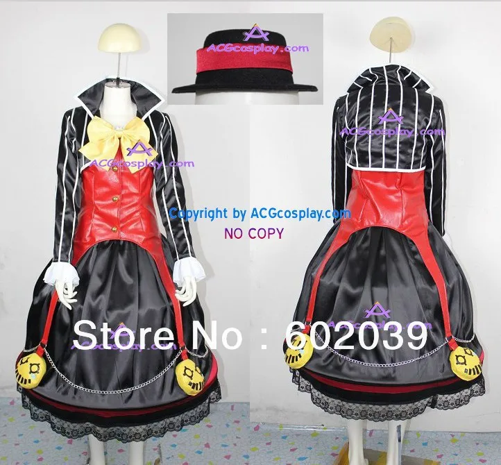 

Dungeon Fighter Online Mage Cosplay Costume include petticoat and hat